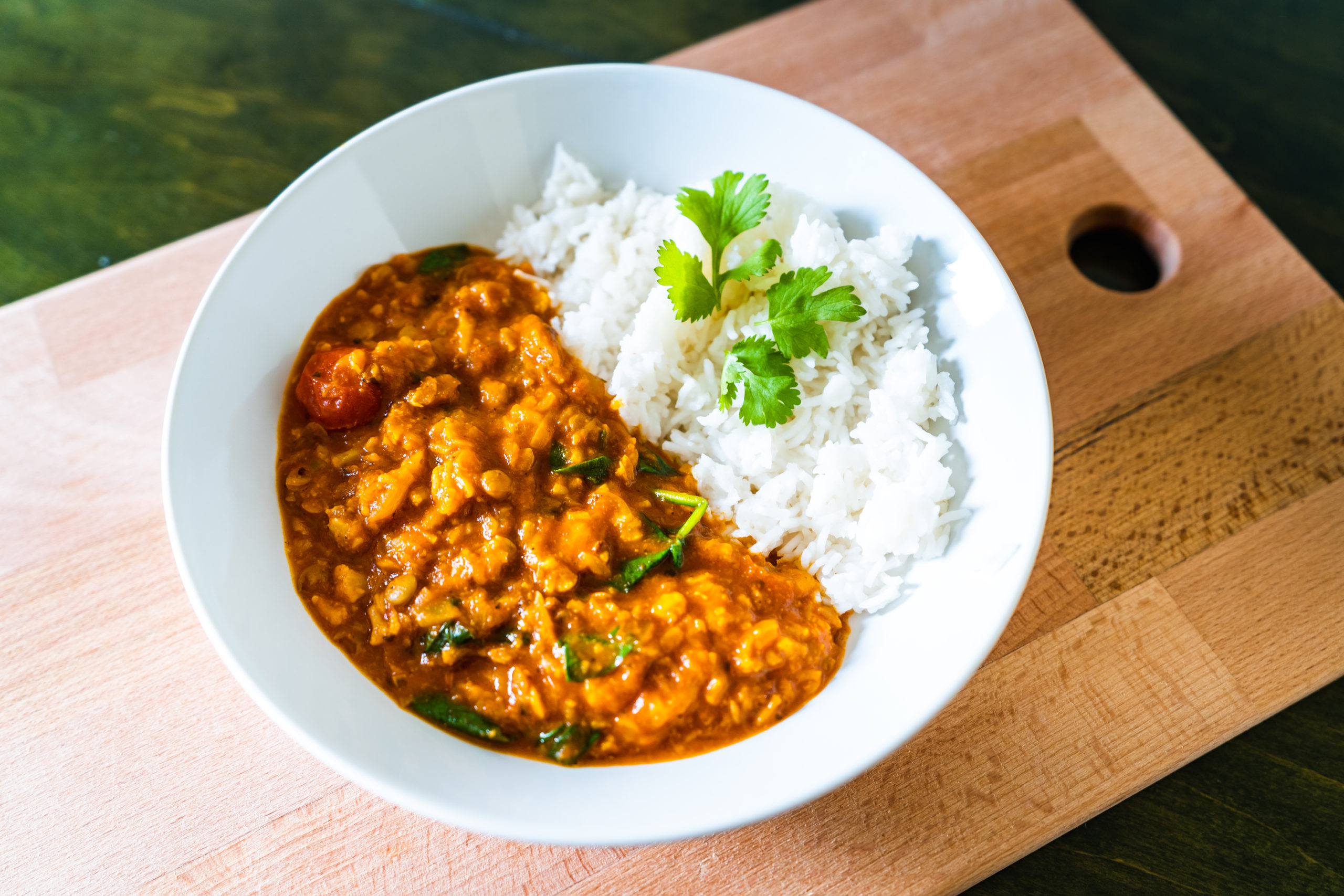 Red Lentil Cauliflower Curry The Mechanic Cooks