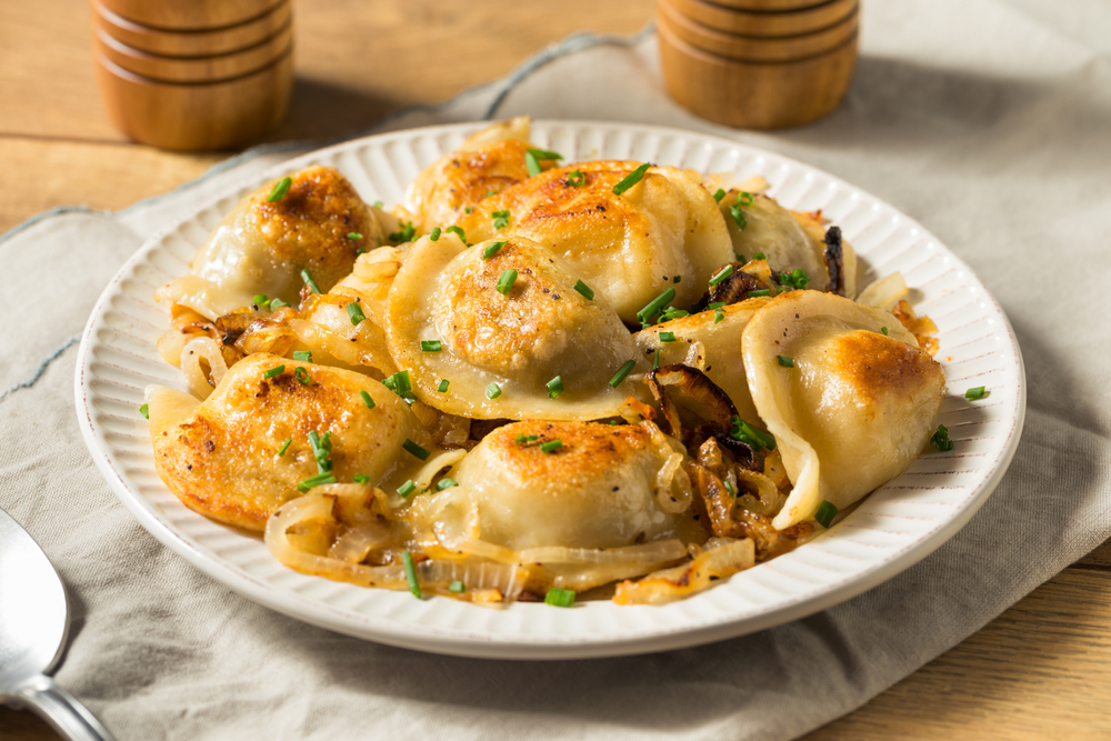 Skillet Pierogis - The Mechanic Cooks