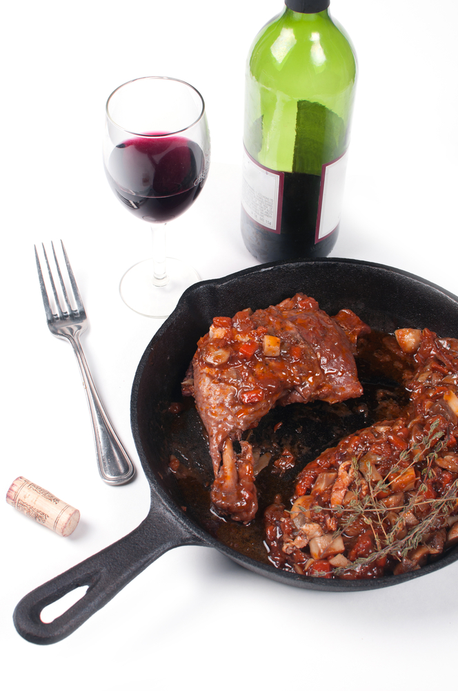 Red Wine Braised Chicken Quarters The Mechanic Cooks